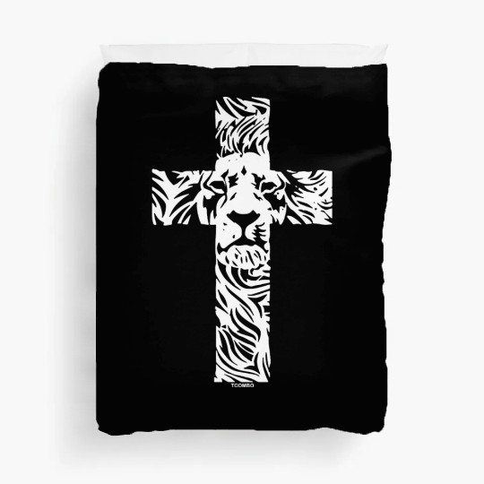 Lion Cross Religious Christian Rasta Duvet Covers