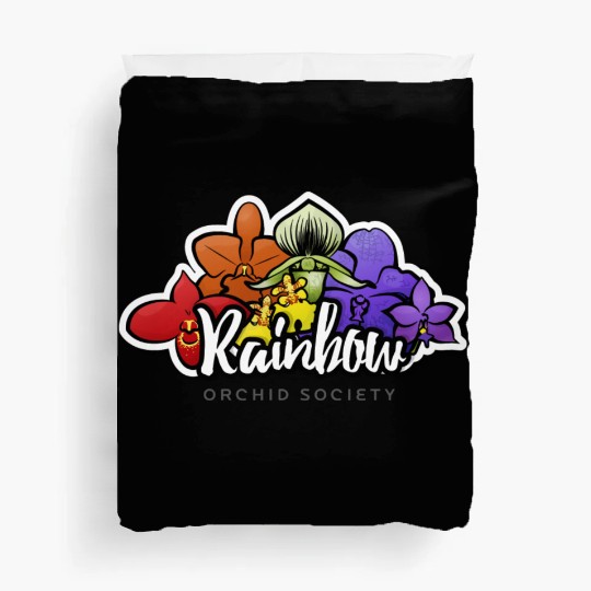 Rainbow Orchid Society Duvet Covers