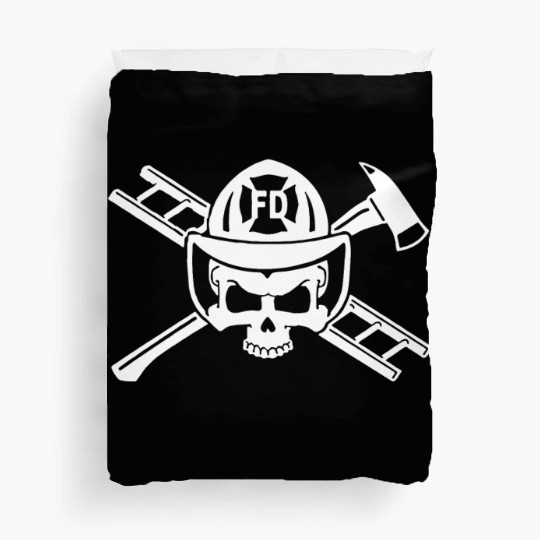 Firefighter Crossbones Duvet Covers