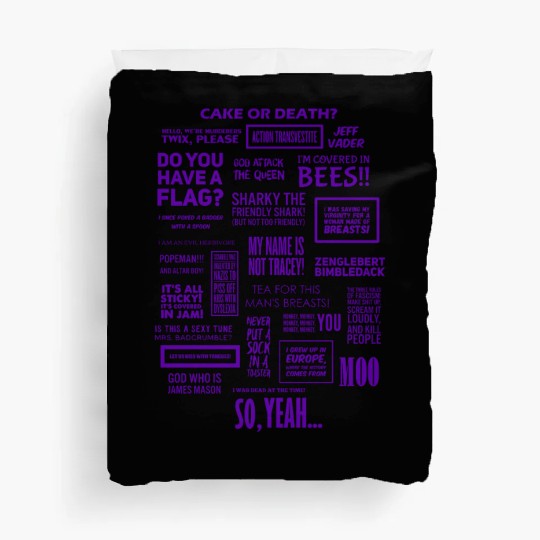 cake or death Duvet Covers