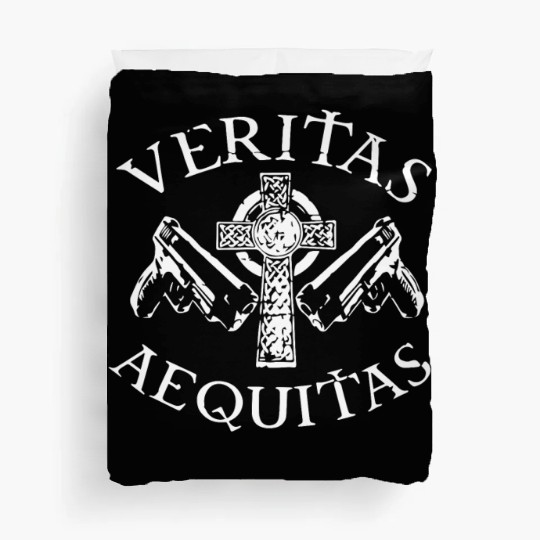 Veritas Aequitas Boondock Saints Irish Vigilante P Duvet Covers