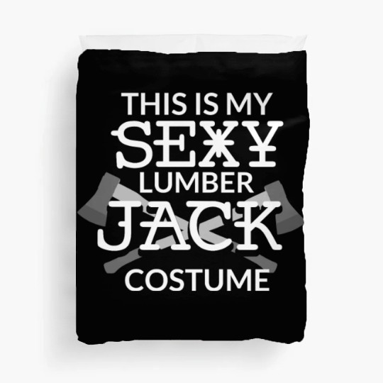 Sexy Lumberjack Costume - Halloween Costume Duvet Covers
