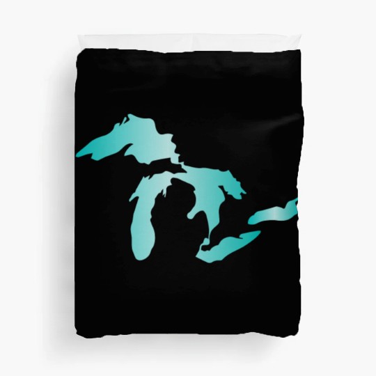 Great Lakes Aqua Duvet Covers