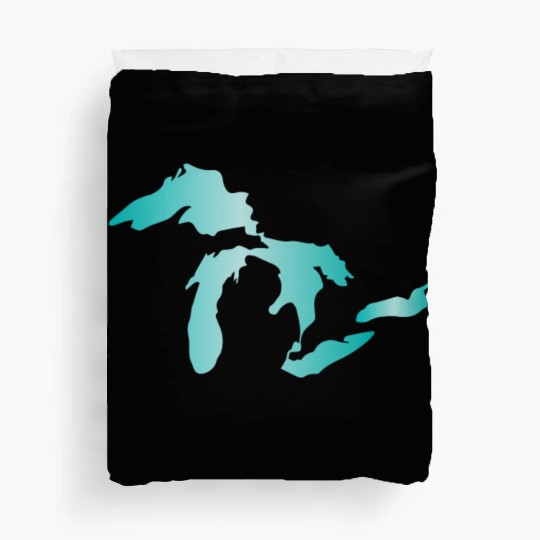 Great Lakes Aqua Duvet Covers
