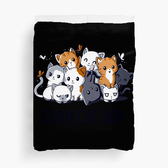 Crazy Cat Lady Duvet Covers