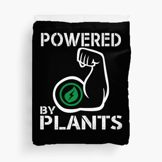 Vegan Powered By Plants - Strong Vegan Duvet Covers for