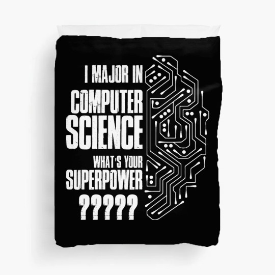 I Major In Computer Science Duvet Covers