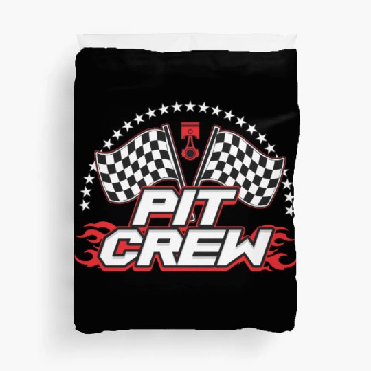 Pit Crew Great For Racing Teams Or Just For Fun Duvet Covers