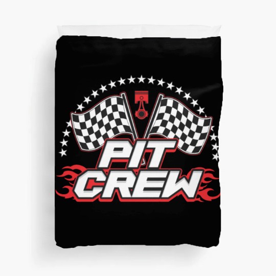 Pit Crew Great For Racing Teams Or Just For Fun Duvet Covers