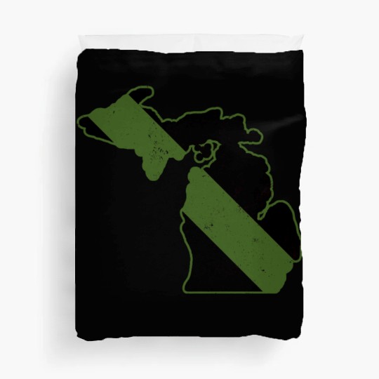 Game Warden CBP Michigan Border Patrol Park Ranger Duvet Covers