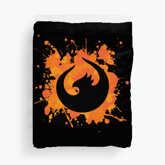 UI5 Phoenix Splash Orange Duvet Covers