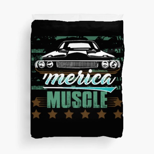 'Merica Muscle Car Duvet Covers