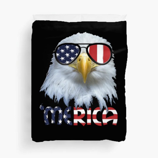 American Eagle 4th July US Merica Election Gift Duvet Covers