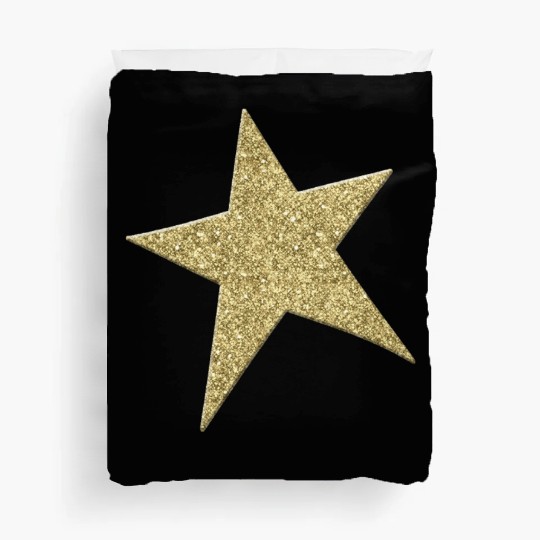 GOLD METALLIC STAR Duvet Covers