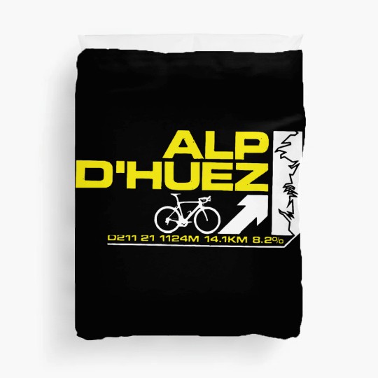 Tour De France Alp D huez Cycling Mens Printed bik Duvet Covers