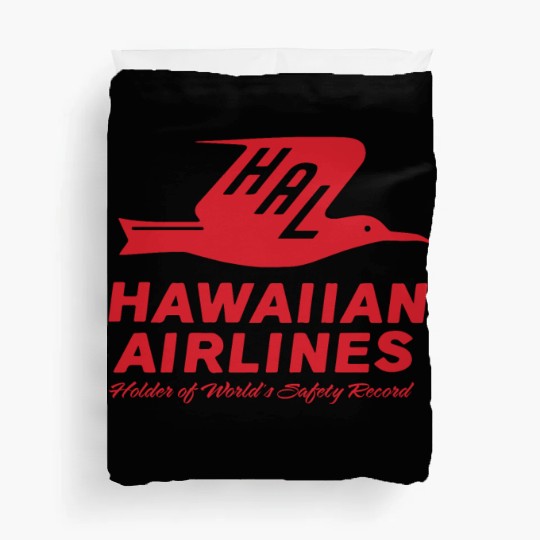 Retro Vintage Hawaiian Airlines BOAC TWA ha Duvet Covers