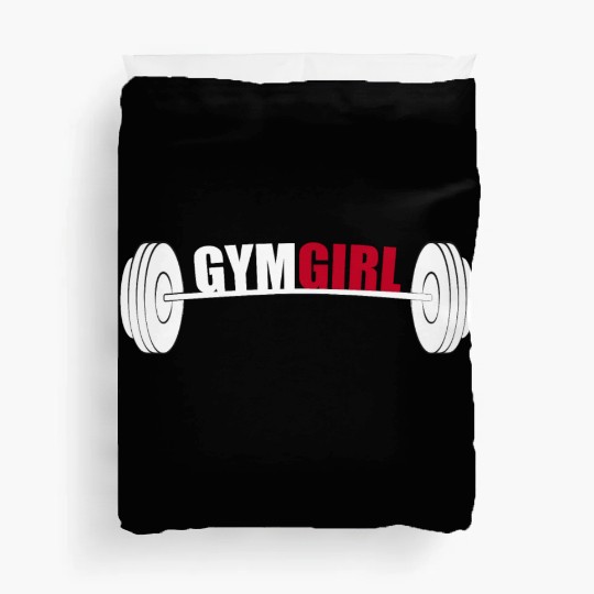 GYM Girl Barbell Duvet Covers