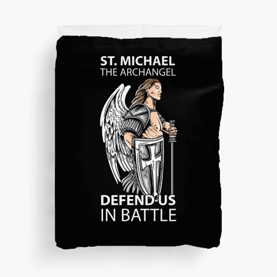 St Michael the Archangel Saints Angel Catholic Duvet Covers