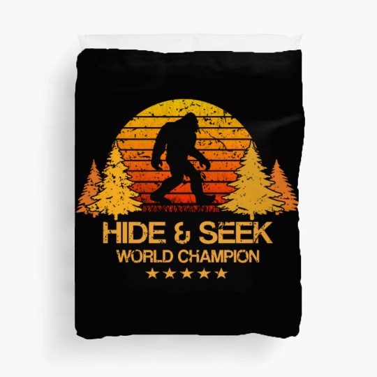 Hide and seek world champion Duvet Covers bigfoot is real