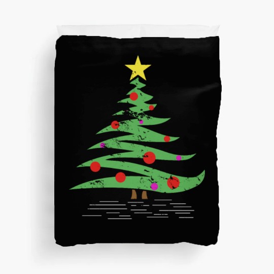 Christmas Tree gift winter kids grandparents Duvet Covers