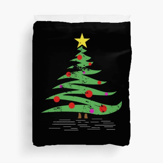 Christmas Tree gift winter kids grandparents Duvet Covers
