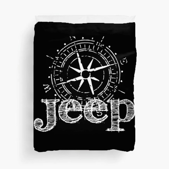 compass north south west east jeep Duvet Covers