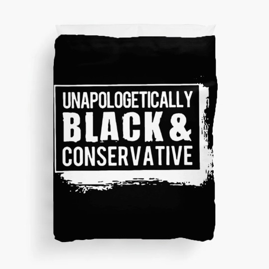 unapologetically black and conservative hipster Duvet Covers