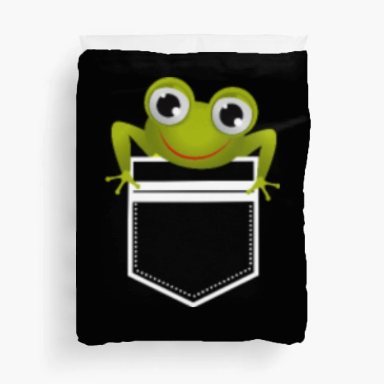 Cute Pocket Frog Toad Amphibian Animal Gift Duvet Covers