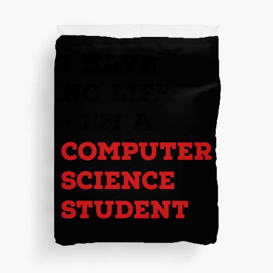 computer science student Duvet Covers