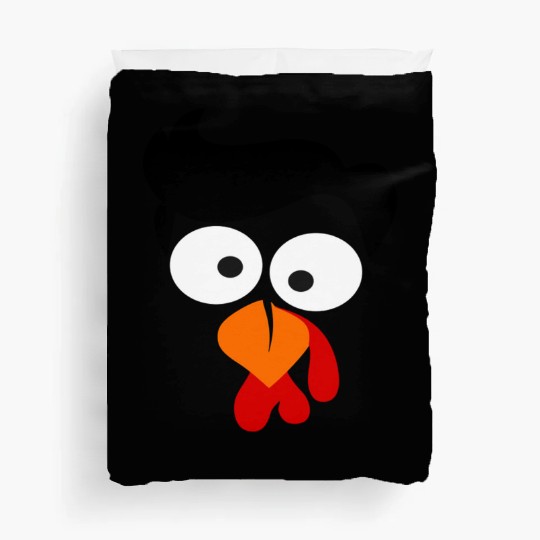 Turkey Face Thanksgiving Duvet Covers