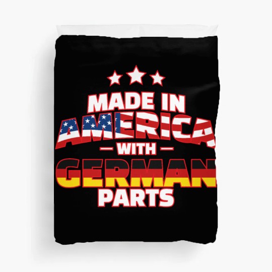 Made in America with German Parts Funny Germerican Duvet Covers
