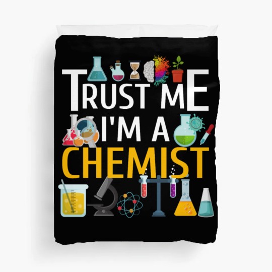 Science Chemistry Physics Biology Research Duvet Covers