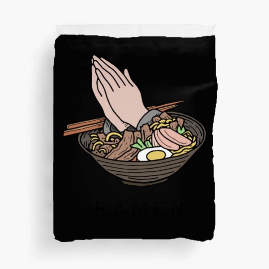 Amen Ramen Phone jesus chef Duvet Covers