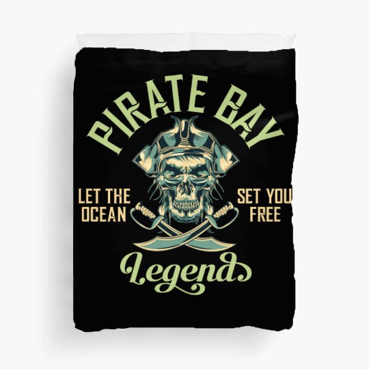 Pirate Bay Legend Skull Duvet Covers