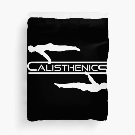 Calisthenics Planche Front Lever Street Workout Duvet Covers