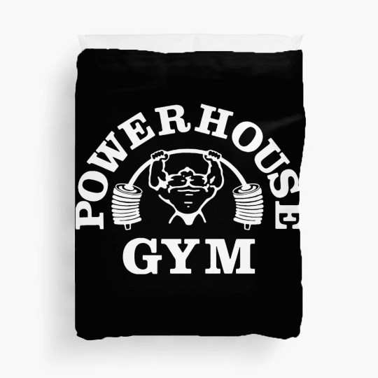 Fashion Bodybuilding Power House Gym Fitness Duvet Covers