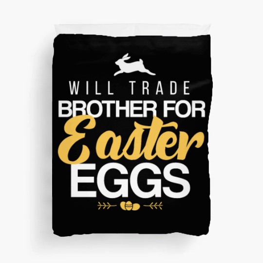 Easter egg brother Duvet Covers