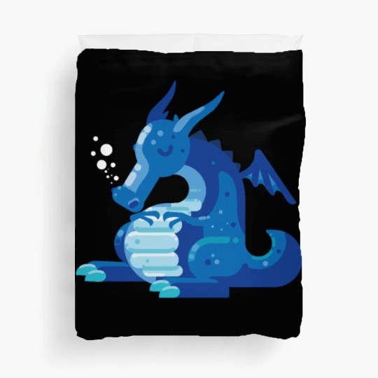 Dragon Wyvern Frost Ice Crystal Winter Fat Gift Duvet Covers
