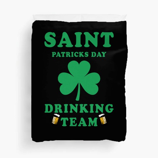 Saint Patricks Day Drinking Team Duvet Covers