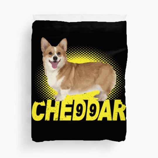 Cheddar Corgi Dog Brooklyn Nine Nine B99 Duvet Covers