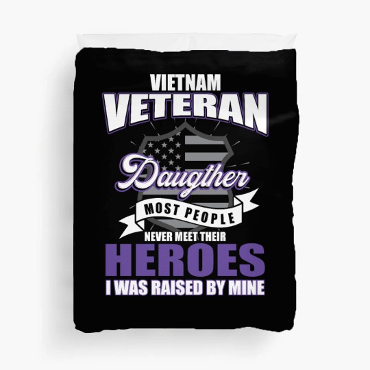 Vietnam Veteran, gift, birthday, heroes Duvet Covers