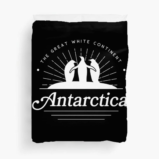 Antartica Penguins Great White Continent Duvet Covers