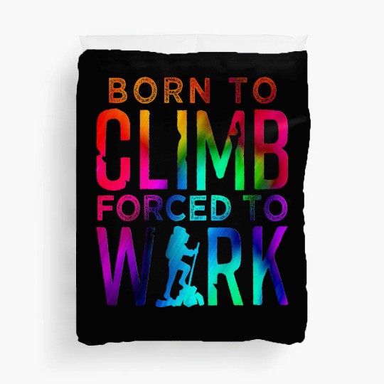 Mountaineering climbing Duvet Covers