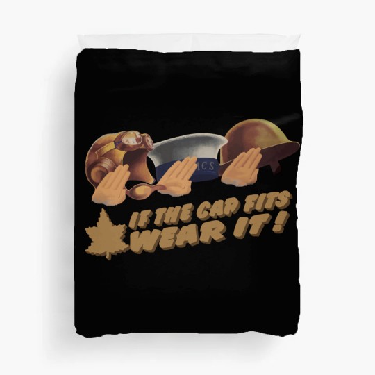World War 2 Canadian Recruitment Design Duvet Covers