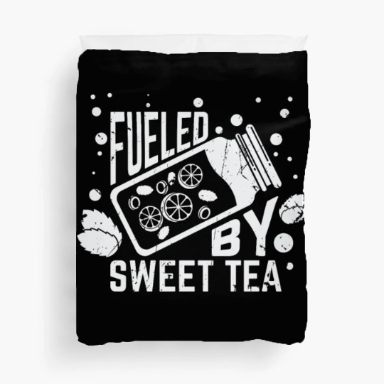 Fueled By Sweet Tea I Funny Southern Country Duvet Covers