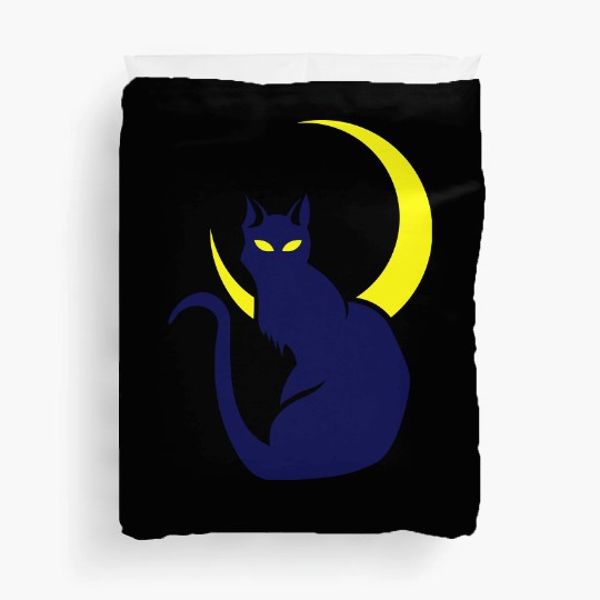 night cat Duvet Covers