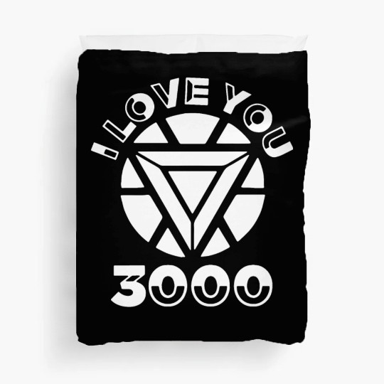 I love you 3000 I am Iron Man marvel film supernat Duvet Covers