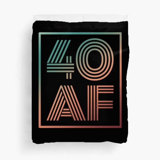 40th Birthday Duvet Covers