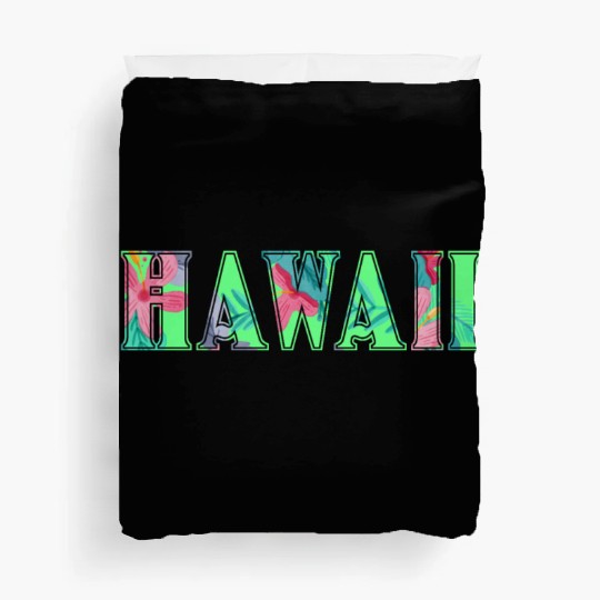 Hawaii Flowers | USA America Orchids Writing Duvet Covers
