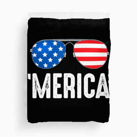 4th of July Merica Duvet Covers USA American Pride